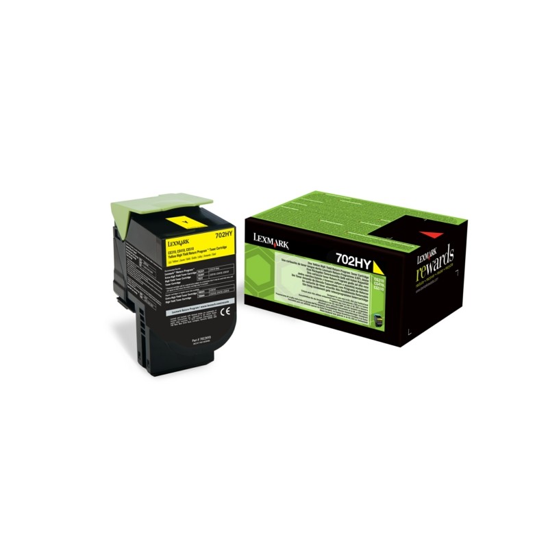 Lexmark  (702HY) Original Toner-kit yellow return program (70C2HY0)