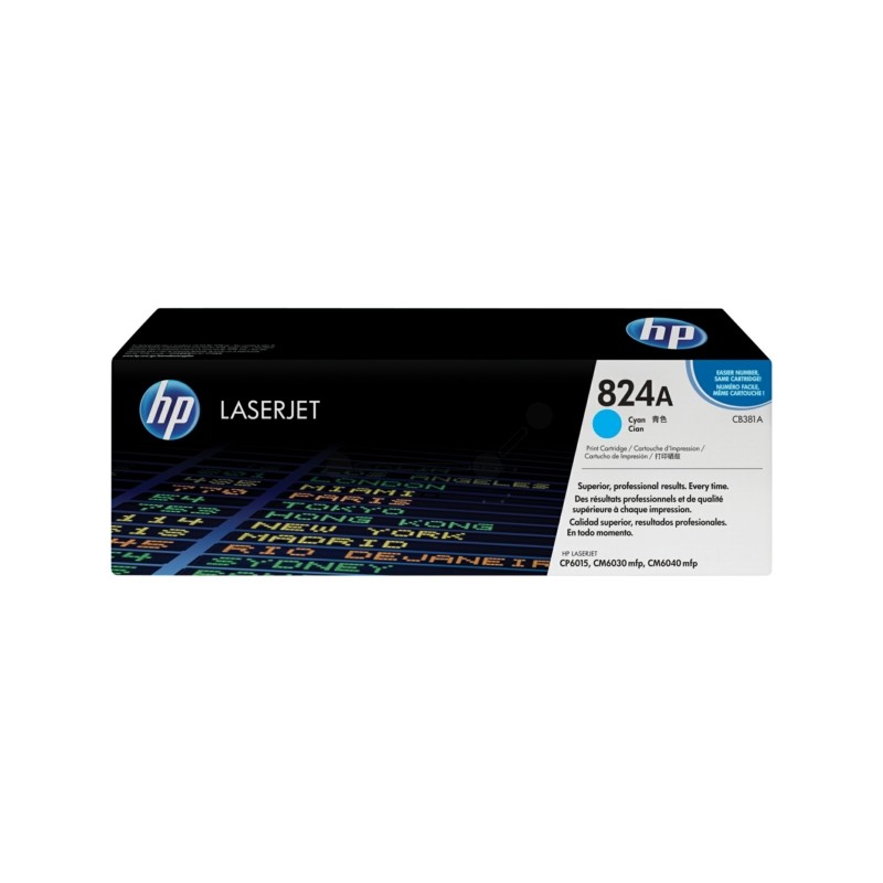 HP  (824A) Original Toner cyan (CB381A)