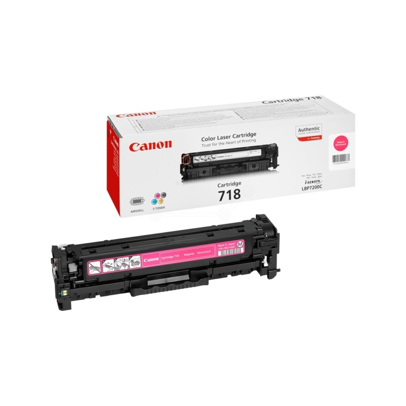 Canon  (718M) Original Toner cartridge magenta (2660B002)