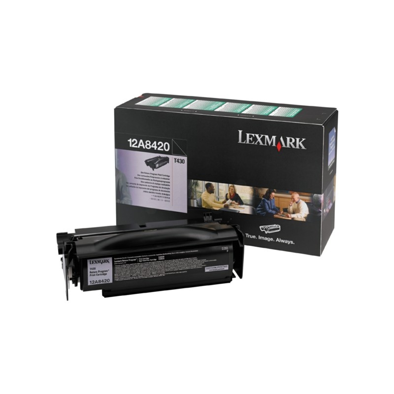 Lexmark Original Toner cartridge black return program (12A8420)