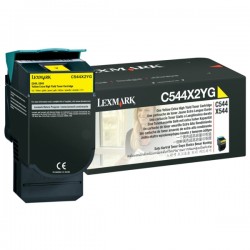 Lexmark Original Toner yellow (C544X2YG)
