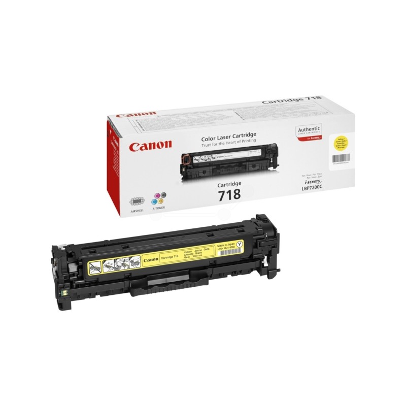 Canon  (718Y) Original Toner cartridge yellow (2659B002)