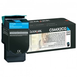 Lexmark Original Toner cyan (C544X2CG)