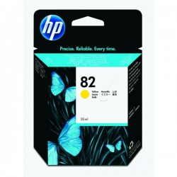 HP  (82) Original Ink cartridge yellow (CH568A)