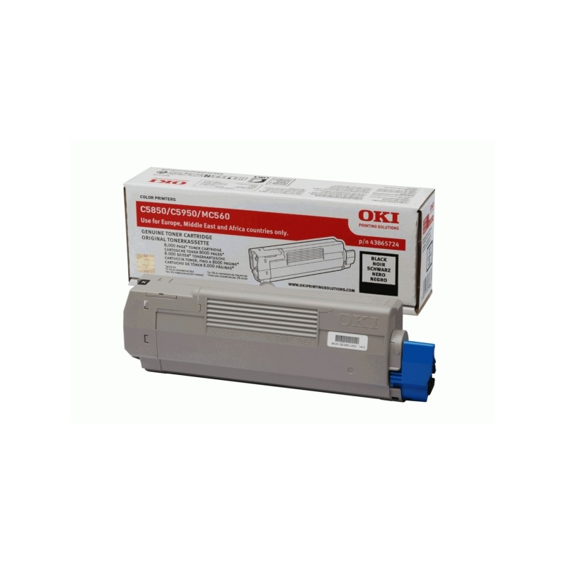 OKI Original Toner black (43865724)