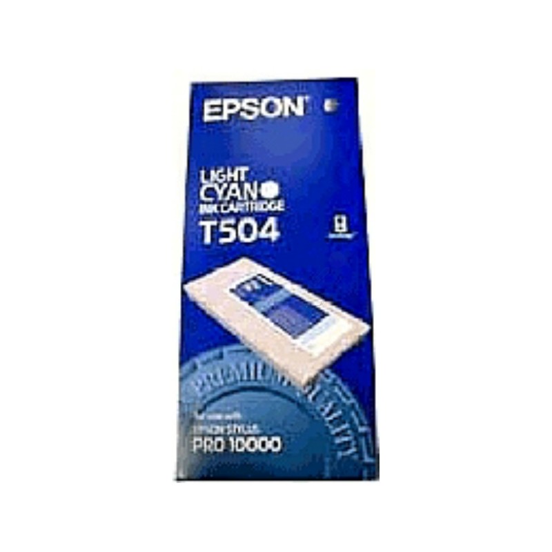 Epson  (T504) Original Ink cartridge bright cyan (C13T504011)