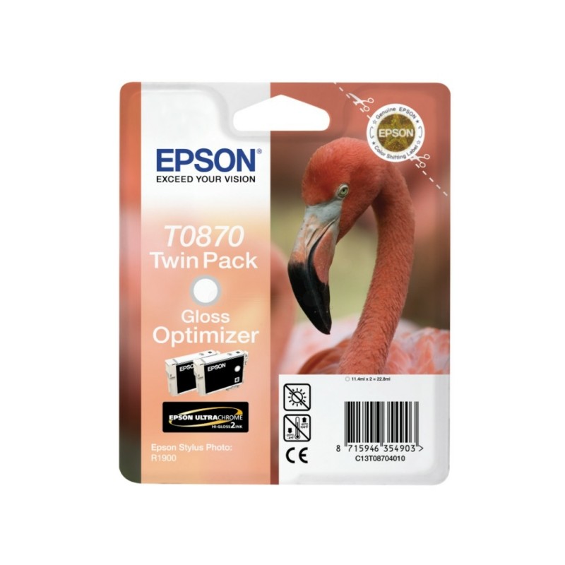 Epson  (T0870) Original Ink cartridge Glossy Optimizer (C13T08704010)