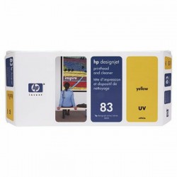 HP  (83) Original Printhead yellow UV+ Cleaning-kit (C4963A)