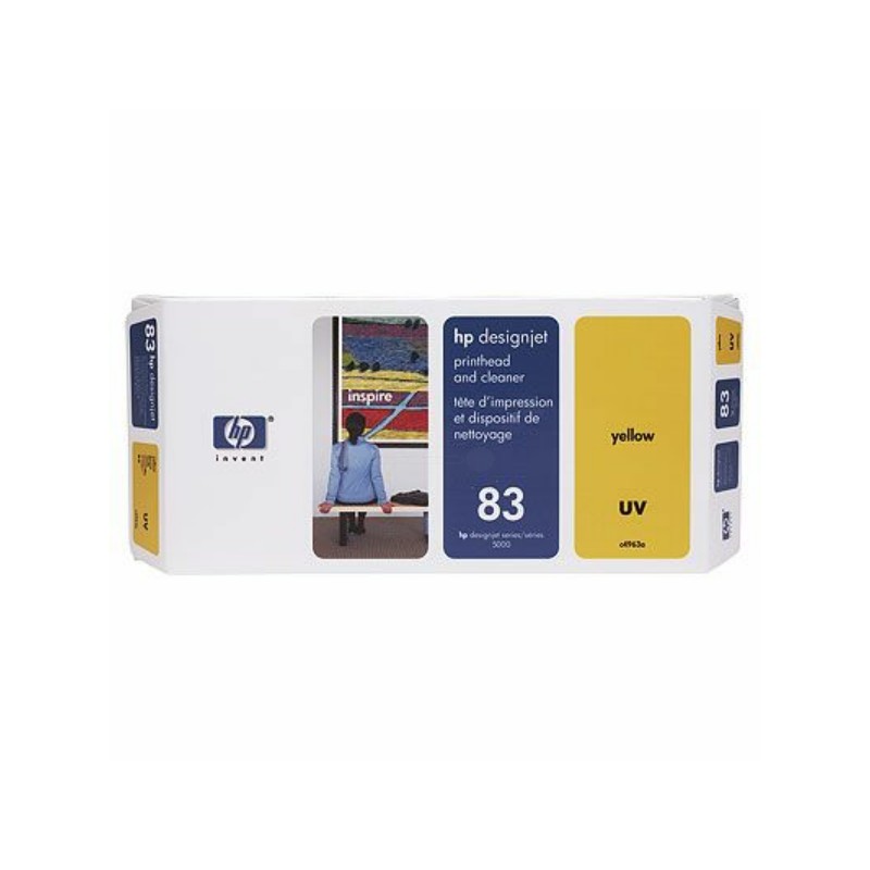 HP  (83) Original Printhead yellow UV+ Cleaning-kit (C4963A)