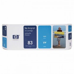 HP  (83) Original Ink cartridge cyan, UV-Ink (C4941A)