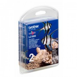 Brother Original Ink cartridge black twin pack (LC-1000BKBP2)