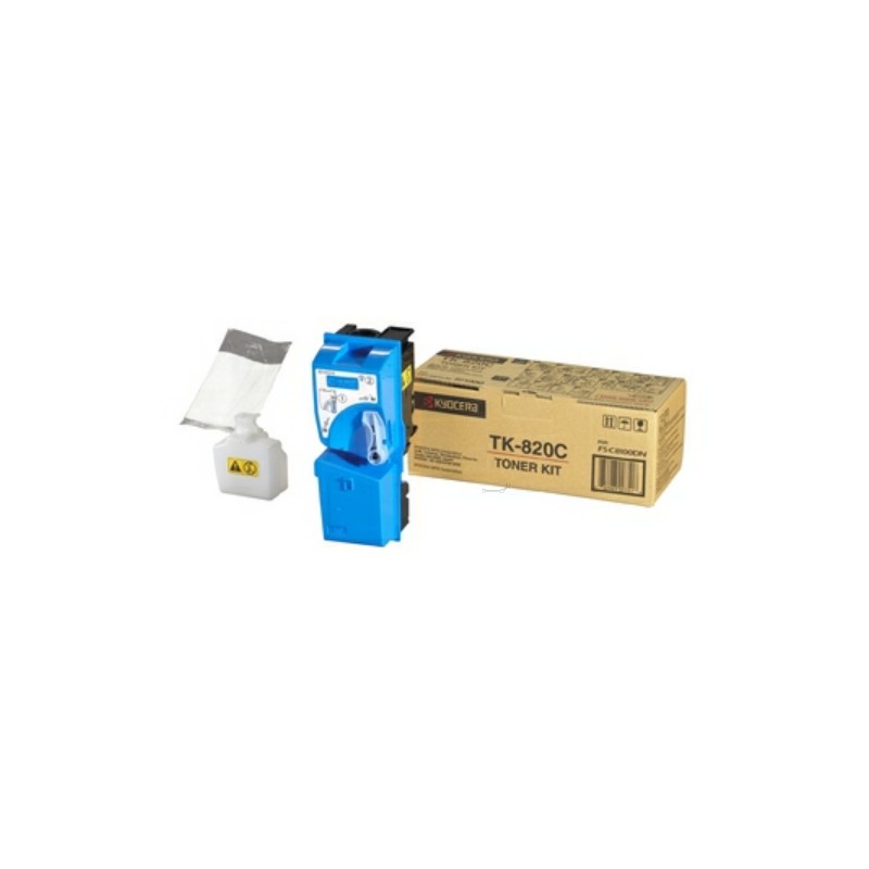 Kyocera  (TK-820 C) Original Toner cyan (1T02HPCEU0)