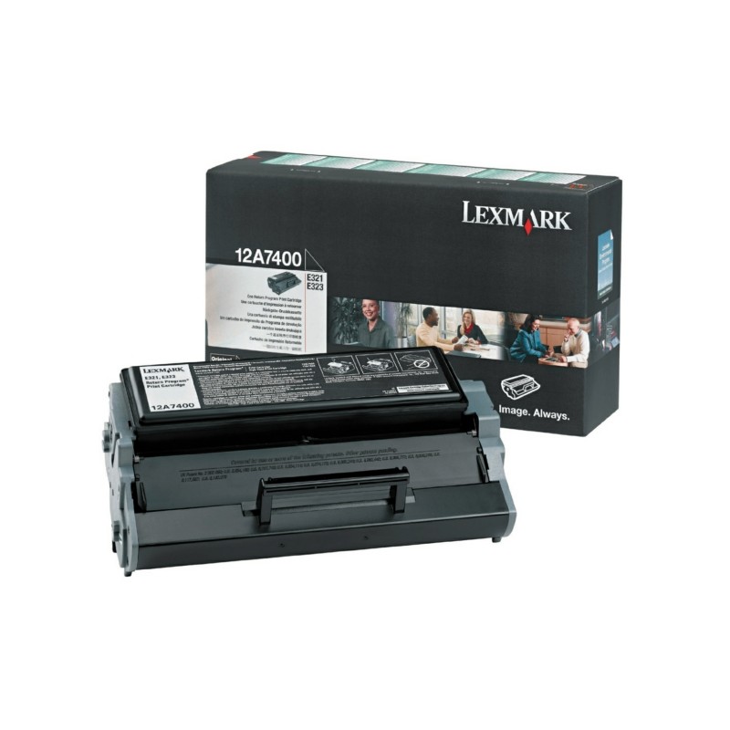 Lexmark Original Toner cartridge black return program (12A7400)