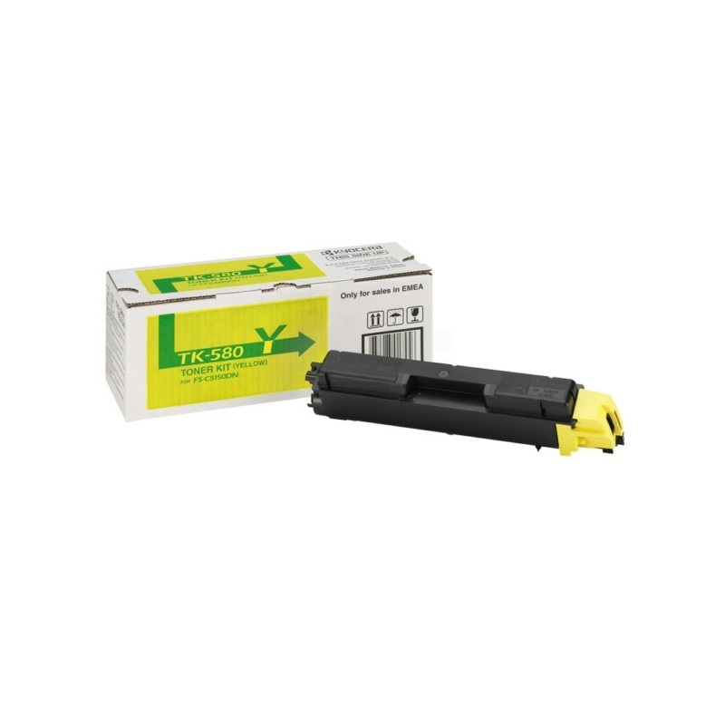 Kyocera  (TK-580 Y) Original Toner yellow (1T02KTANL0)