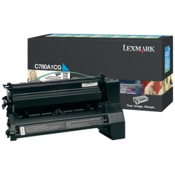 Lexmark Original Toner cartridge cyan return program (C780A1CG)