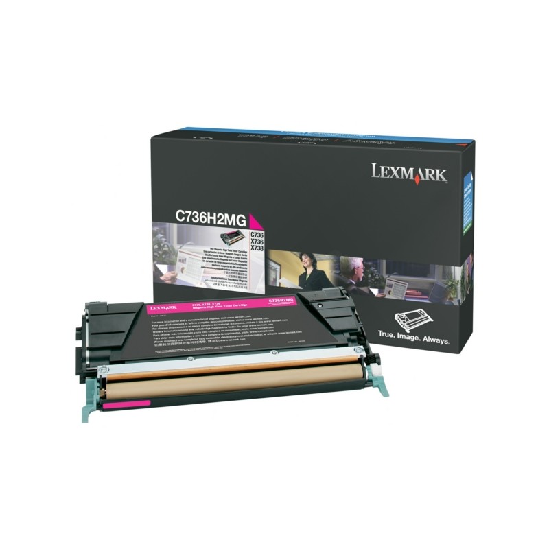 Lexmark Original Toner-kit magenta (C736H2MG)