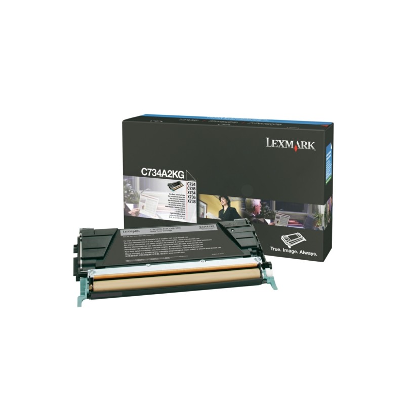 Lexmark Original Toner-kit yellow (C734A2YG)