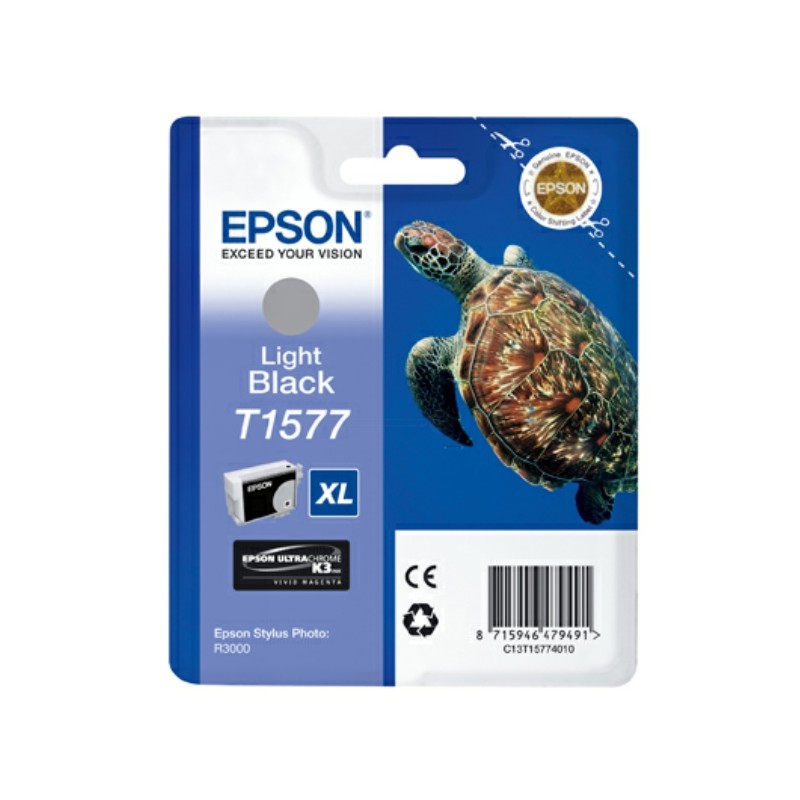 Epson  (T1577) Original Ink cartridge bright black (C13T15774010)