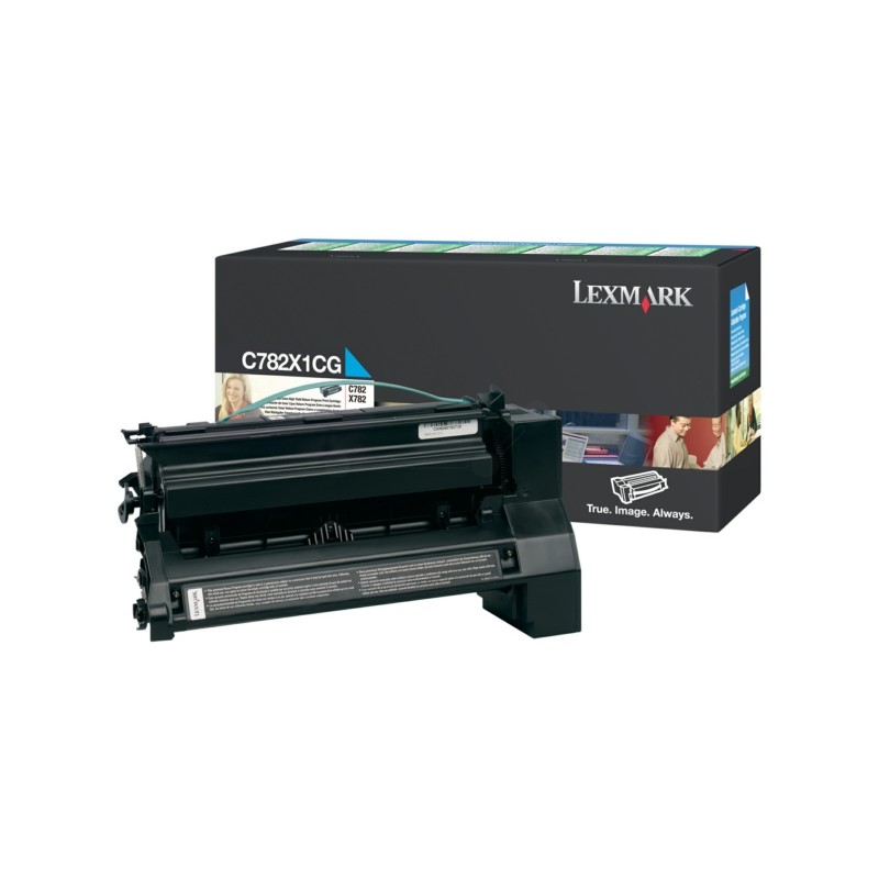 Lexmark Original Toner cartridge cyan return program (C782X1CG)