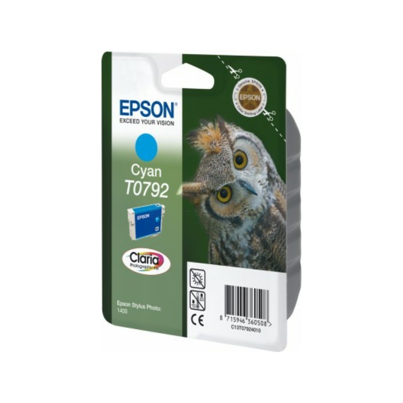 Epson  (T0792) Original Ink cartridge cyan (C13T07924010)