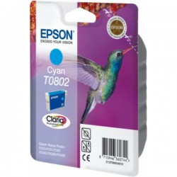 Epson  (T0802) Original Ink cartridge cyan (C13T08024011)