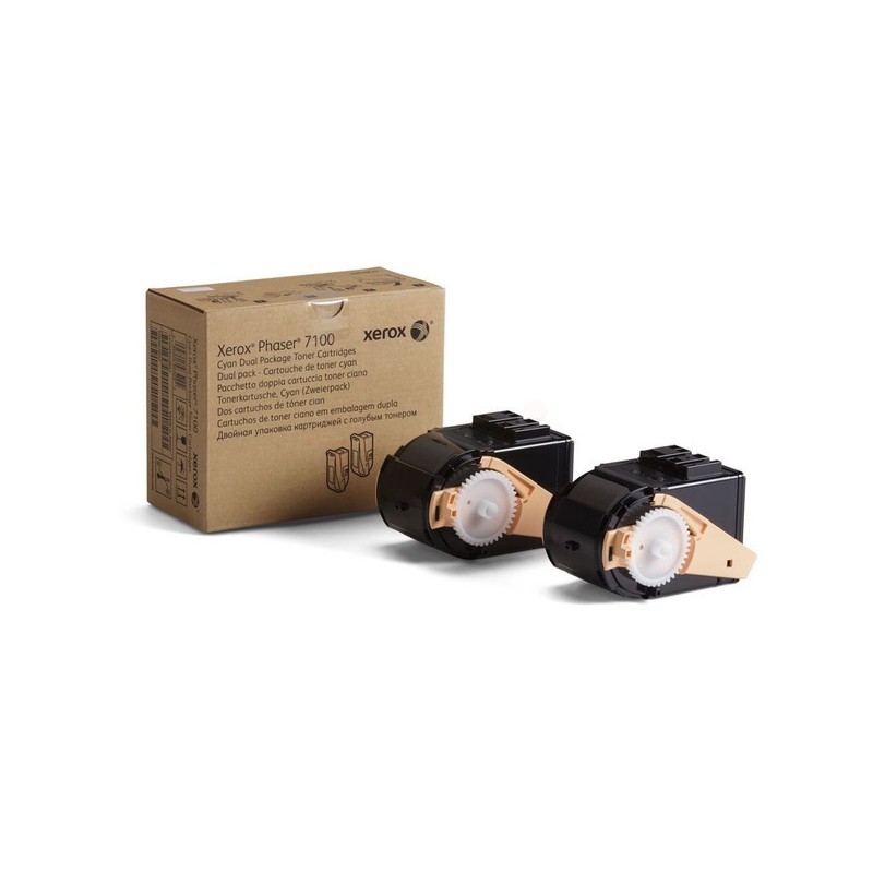Xerox Original Toner-kit cyan twin pack (106R02602)