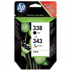 HP  (338+343) Original Printhead cartridge multi pack black + color (SD449EE)
