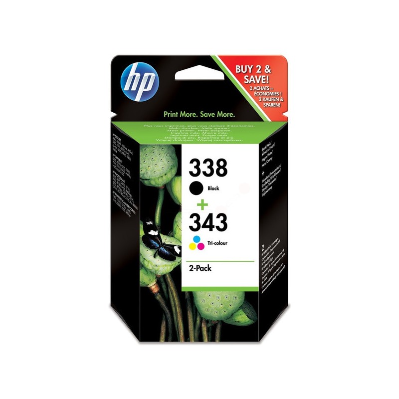 HP  (338+343) Original Printhead cartridge multi pack black + color (SD449EE)