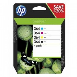 HP  (364) Original Ink cartridge multi pack Bk,C,M,Y (N9J73AE)