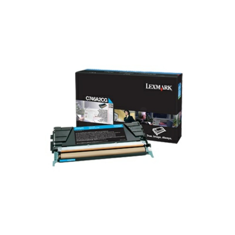 Lexmark Original Toner cartridge cyan Project (C746A3CG)