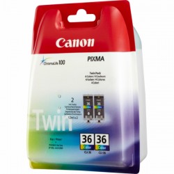 Canon  (CLI-36) Original Ink cartridge color twin pack (1511B018)
