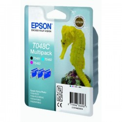 Epson  (T048C) Original Ink cartridge cyan, magenta, black (C13T048C4010)