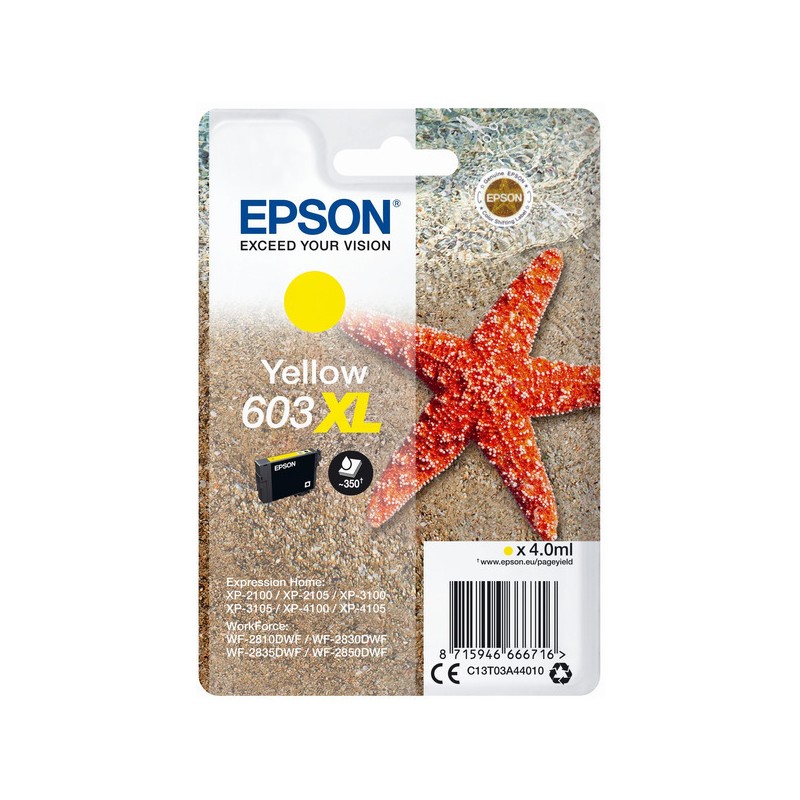 Epson  (603XL) Original Ink cartridge yellow (C13T03A44010)