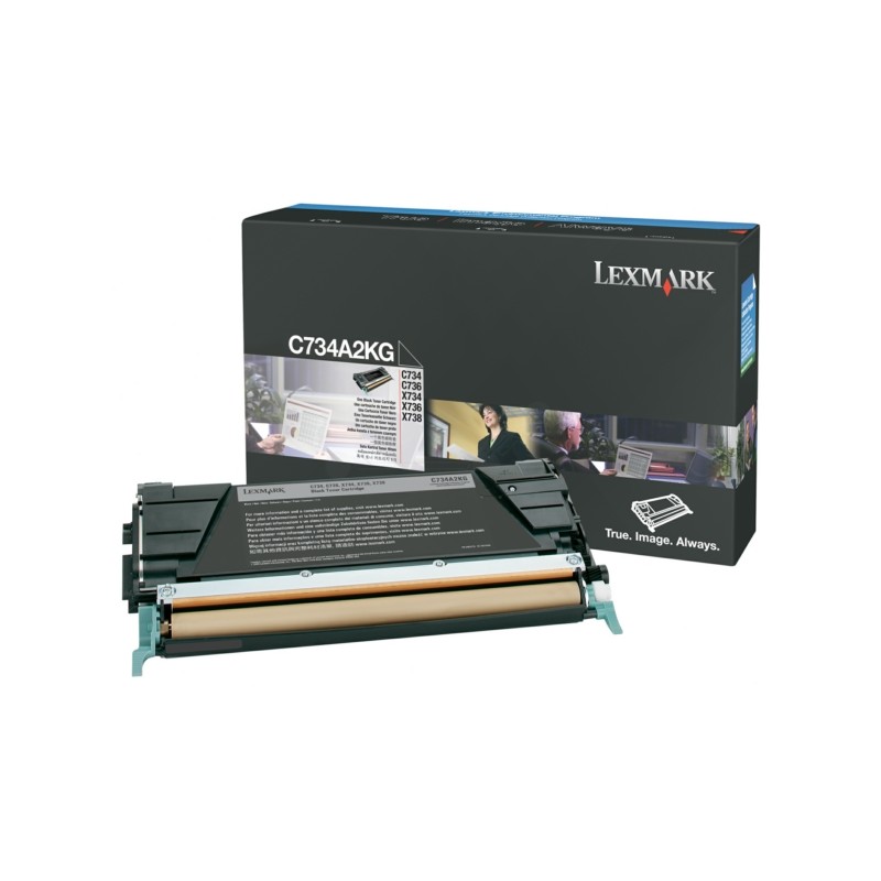 Lexmark Original Toner-kit black (C734A2KG)
