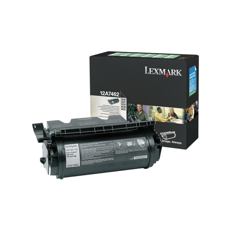 Lexmark Original Toner cartridge black return program (12A7462)