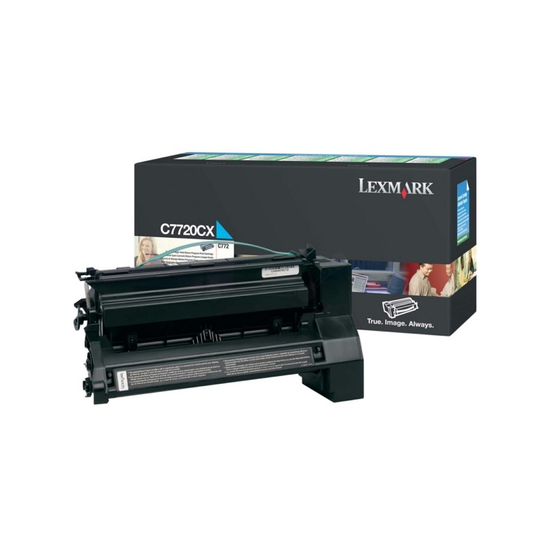 Lexmark Original Toner cartridge cyan return program (C7720CX)