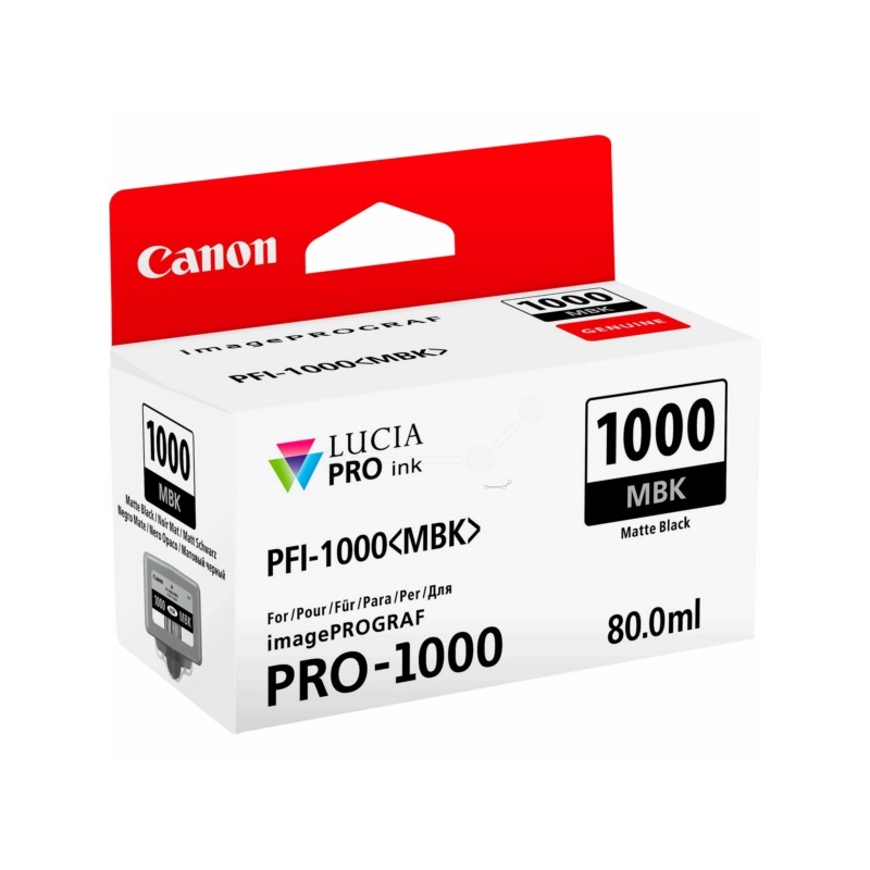 Canon  (PFI-1000 MBK) Original Ink cartridge black matt (0545C001)