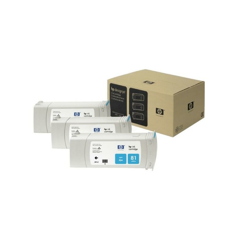 HP  (81) Original Ink cartridge cyan (C5067A)