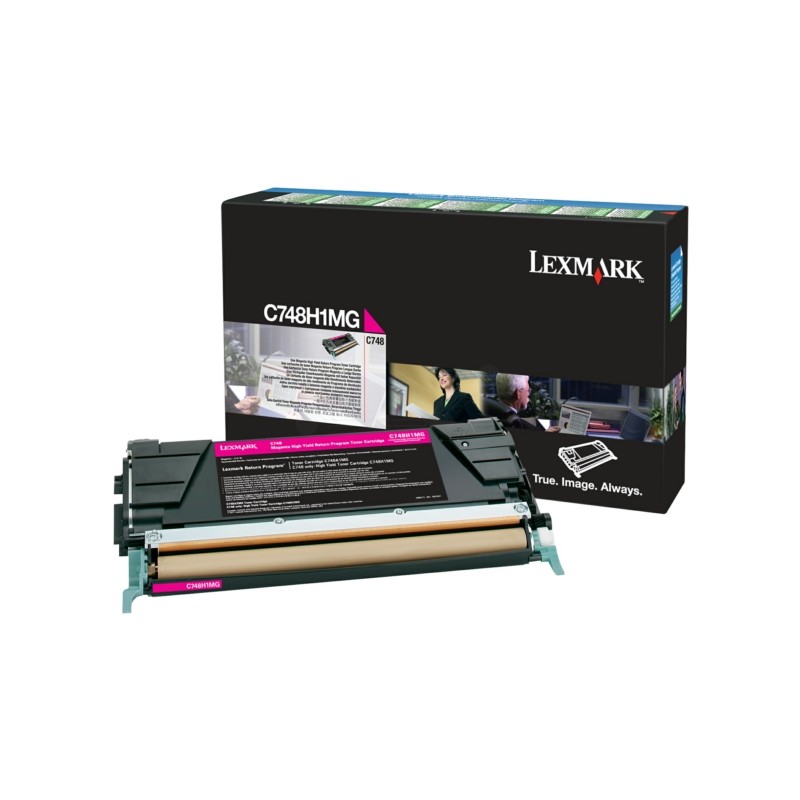 Lexmark Original Toner cartridge magenta return program (C748H1MG)