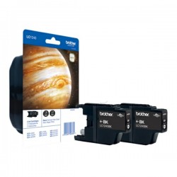 Brother Original Ink cartridge black twin pack (LC-1240BKBP2DR)