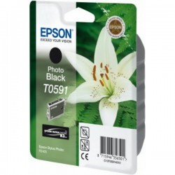Epson  (T0591) Original Ink cartridge foto black (C13T05914010)