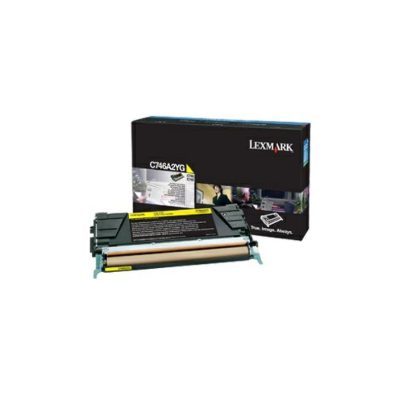 Lexmark Original Toner cartridge yellow Project (C746A3YG)