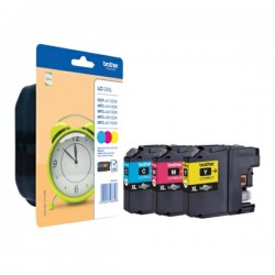 Brother Original Ink cartridge multi pack C,M,Y (LC-125XLRBWBP)