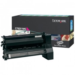 Lexmark Original Toner cartridge magenta return program (C782X1MG)