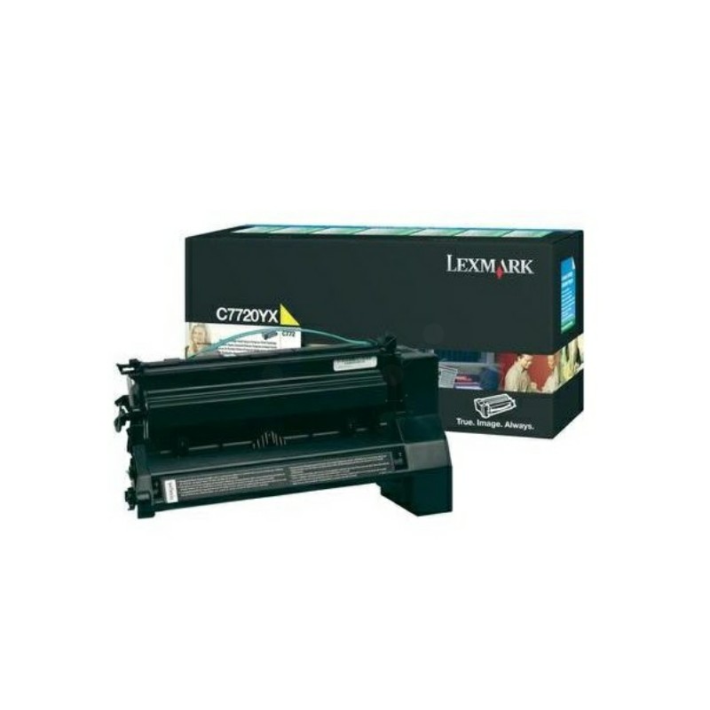 Lexmark Original Toner cartridge yellow return program (C7720YX)