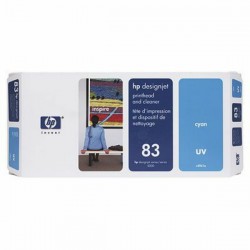 HP  (83) Original Printhead cyan UV+ Cleaning-kit (C4961A)