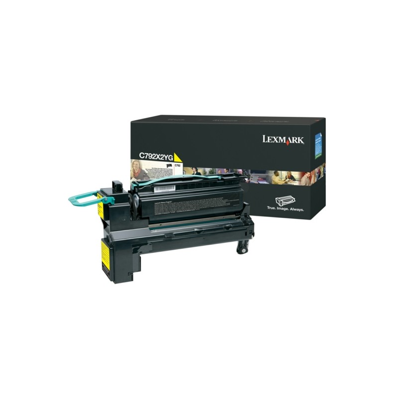 Lexmark Original Toner cartridge yellow (C792X2YG)