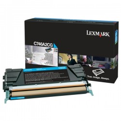 Lexmark Original Toner cartridge cyan (C746A2CG)