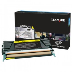 Lexmark Original Toner cartridge yellow (X748H2YG)