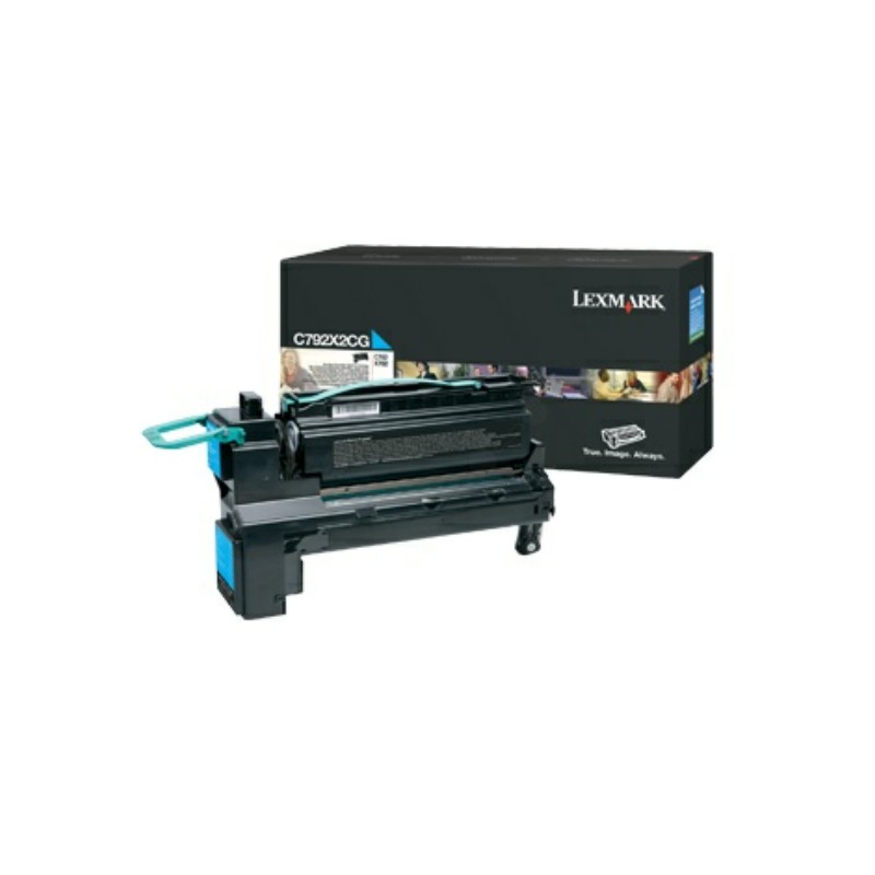 Lexmark Original Toner cartridge cyan (C792X2CG)